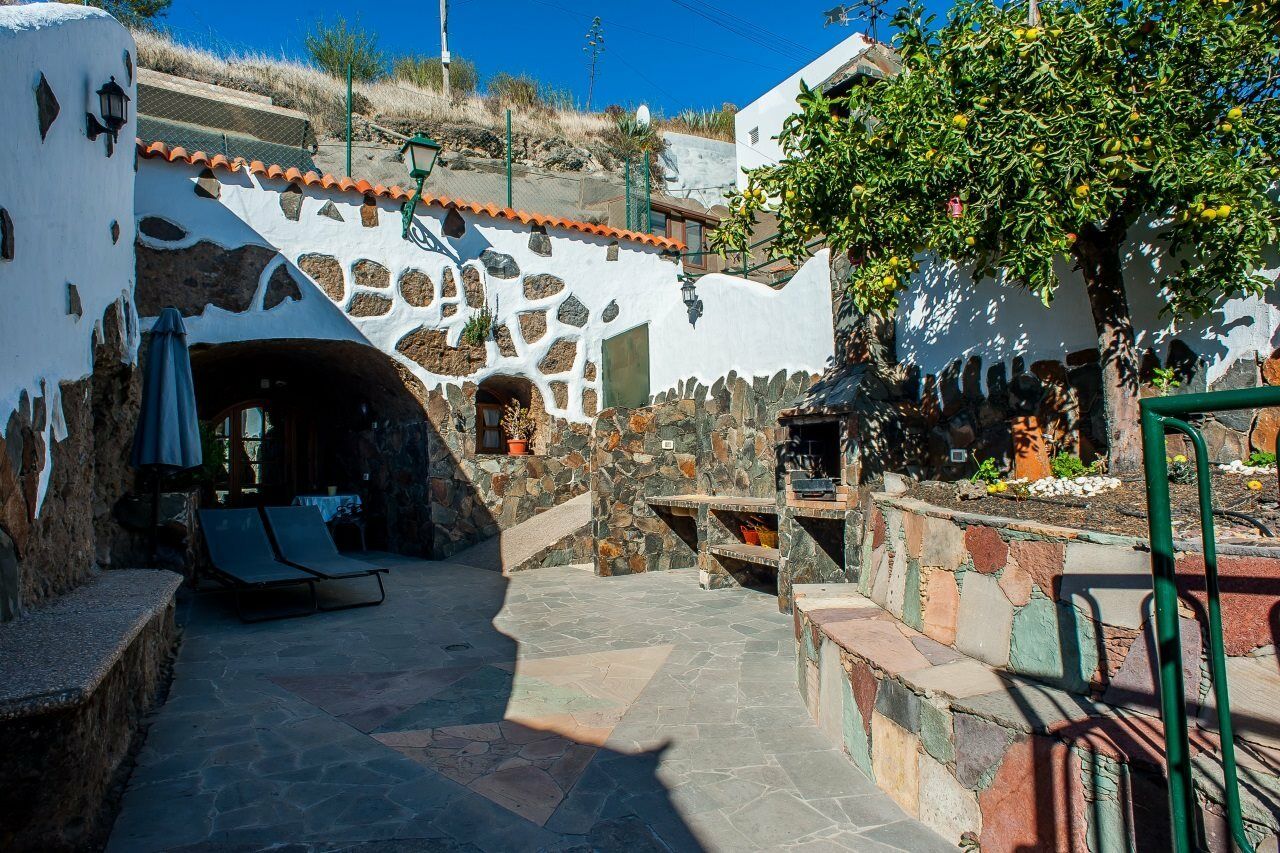 Casa Cueva El Mimo Vendégház Artenara Kültér fotó