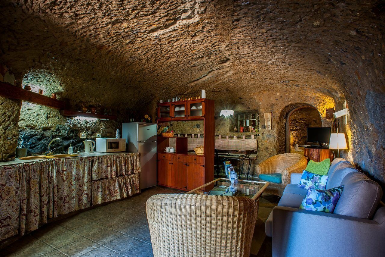 Casa Cueva El Mimo Vendégház Artenara Kültér fotó
