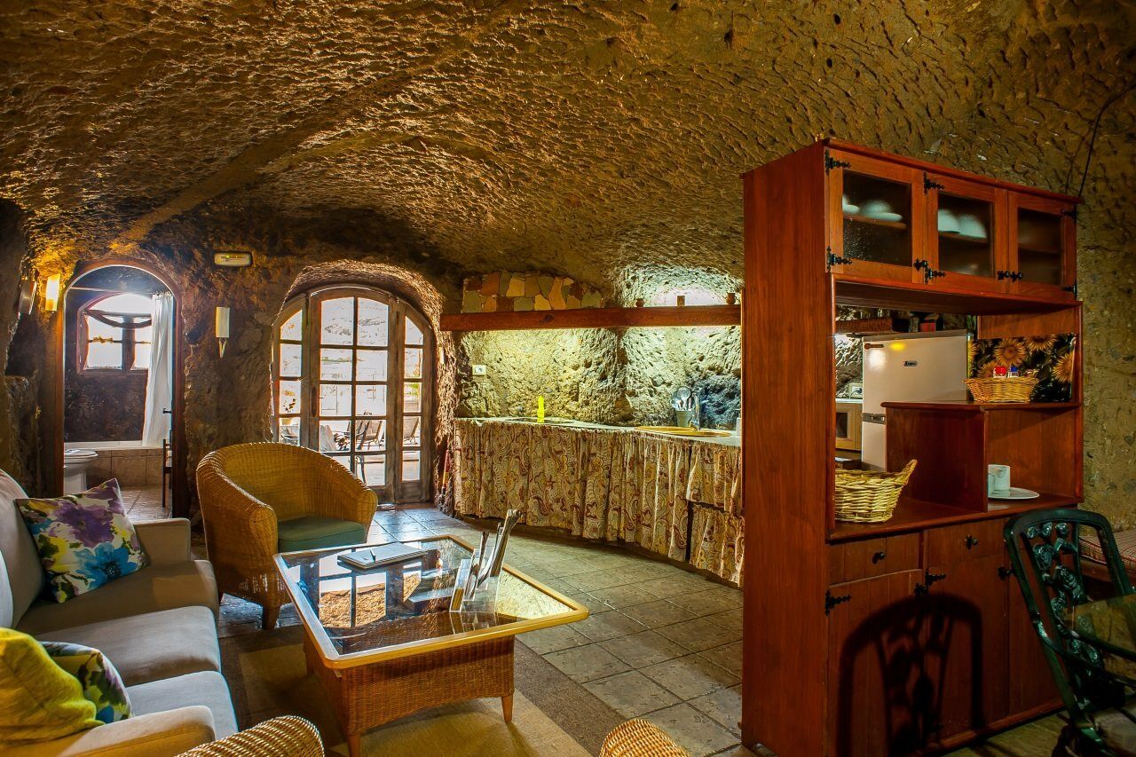 Casa Cueva El Mimo Vendégház Artenara Kültér fotó