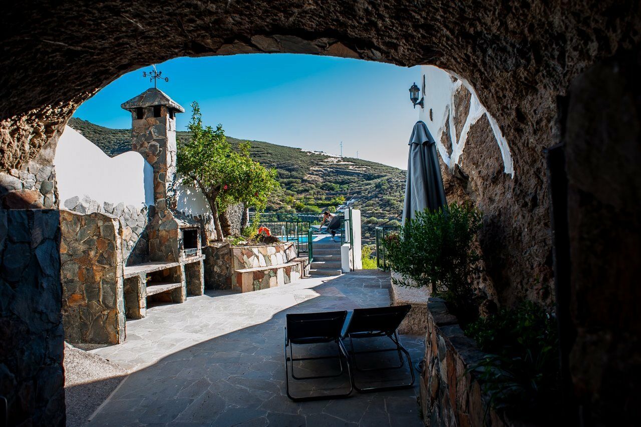 Casa Cueva El Mimo Vendégház Artenara Kültér fotó