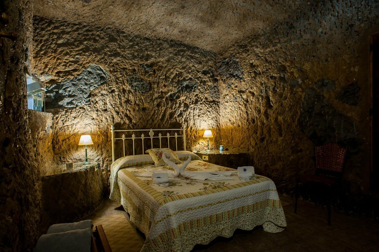 Casa Cueva El Mimo Vendégház Artenara Kültér fotó