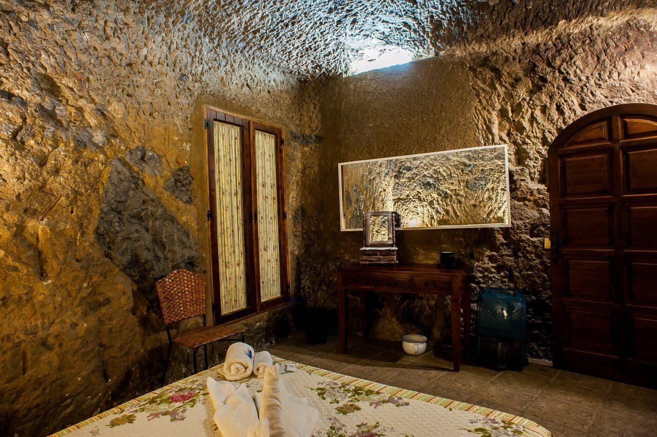 Casa Cueva El Mimo Vendégház Artenara Kültér fotó