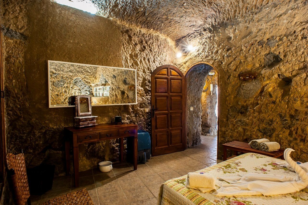 Casa Cueva El Mimo Vendégház Artenara Kültér fotó